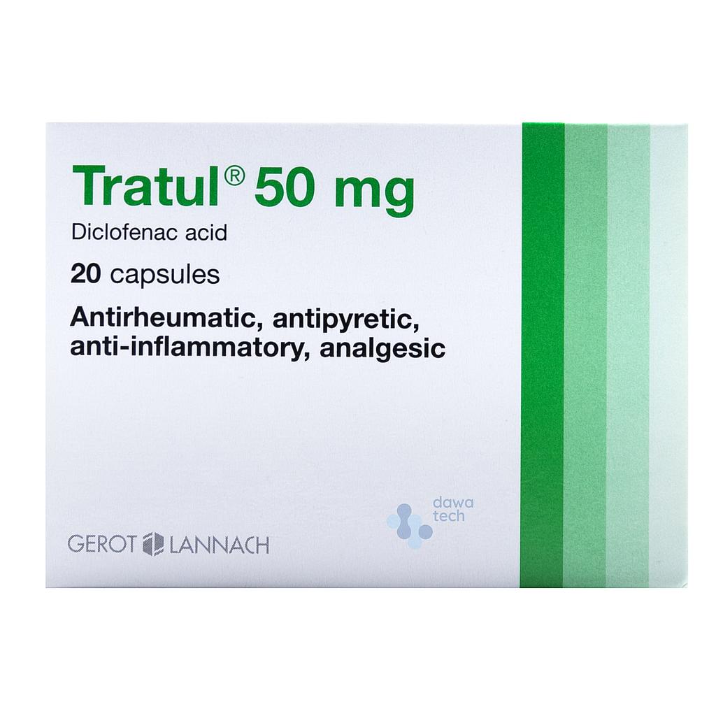 Tratul Caps 50mg 20'S (Pack)