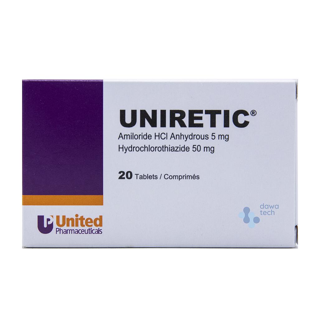 Uniretic 5mg Tabs 20'S