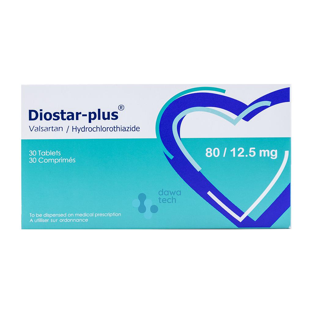 Diostar Plus 80mg/12.5 Tab30