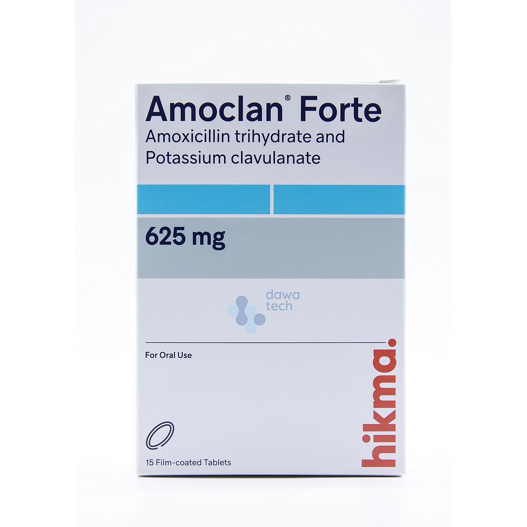 Amoclan Forte 625mg Tabs 15'S (Pack)