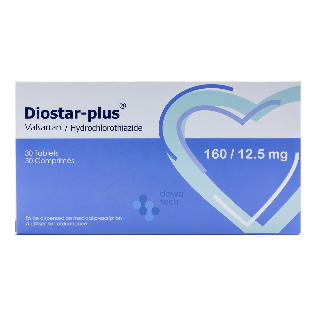 Diostar-Plus 160/12.5 Mg Tab. 30'S