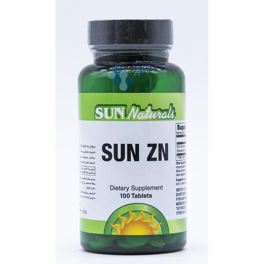 Sun Natural'S Sun Zn Tab 100
