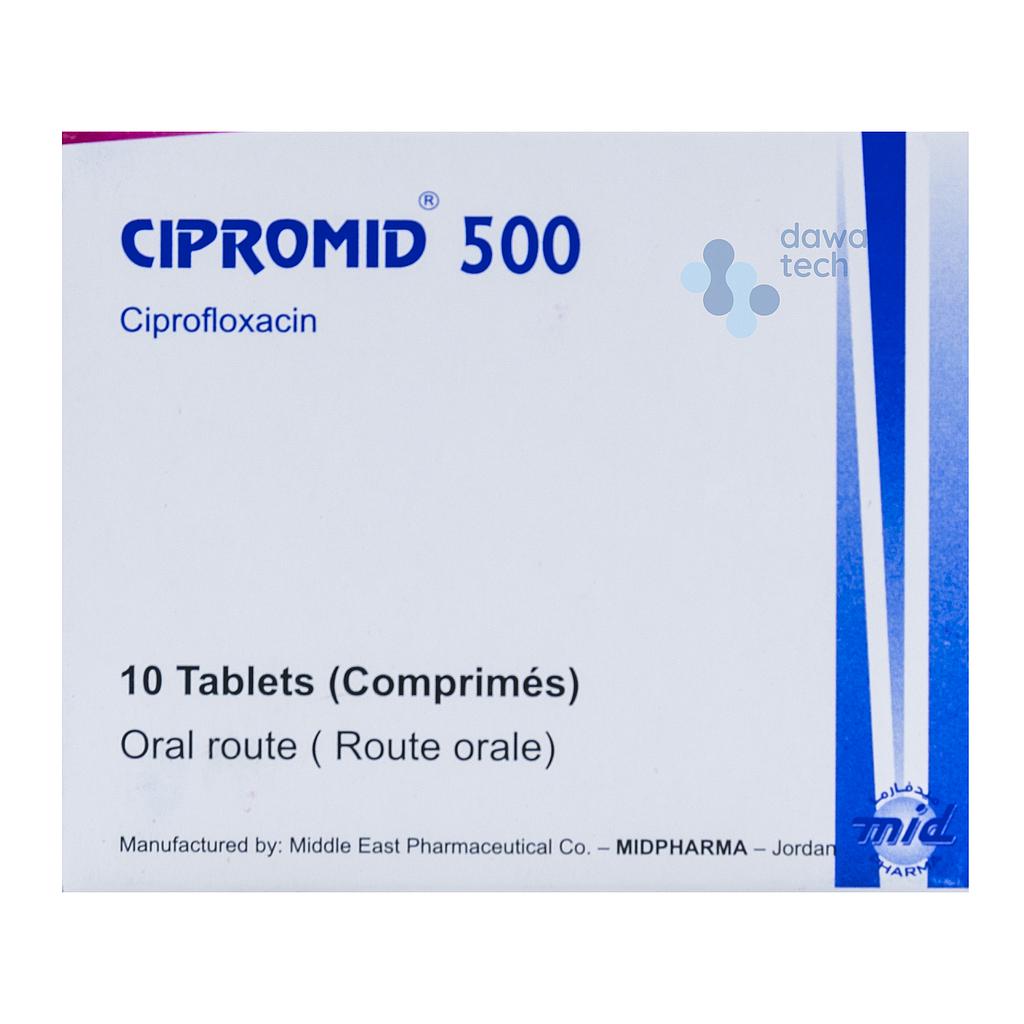 Cipromid 500mg Tab 10'S (Pack)