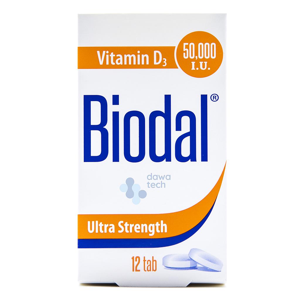 Biodal 50,000 I.U. 12 Tabs (Pack)
