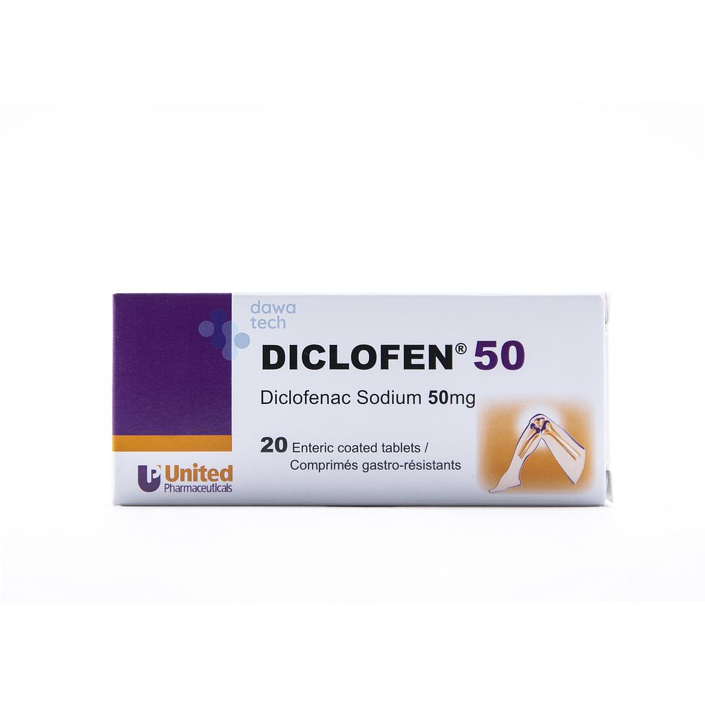 Diclofen 50mg Tabs 20'S (Pack)