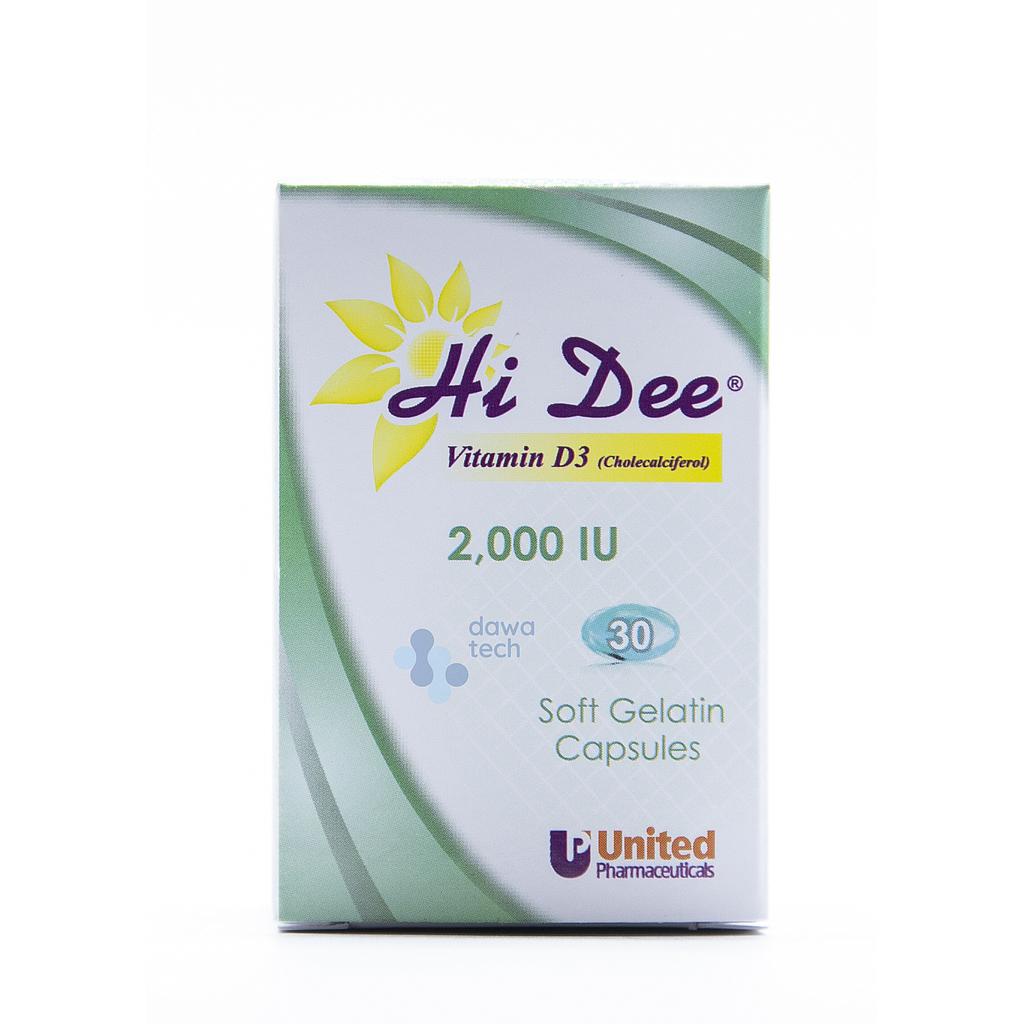 Hi Dee 2000 mcg Cap 30 (Pack)