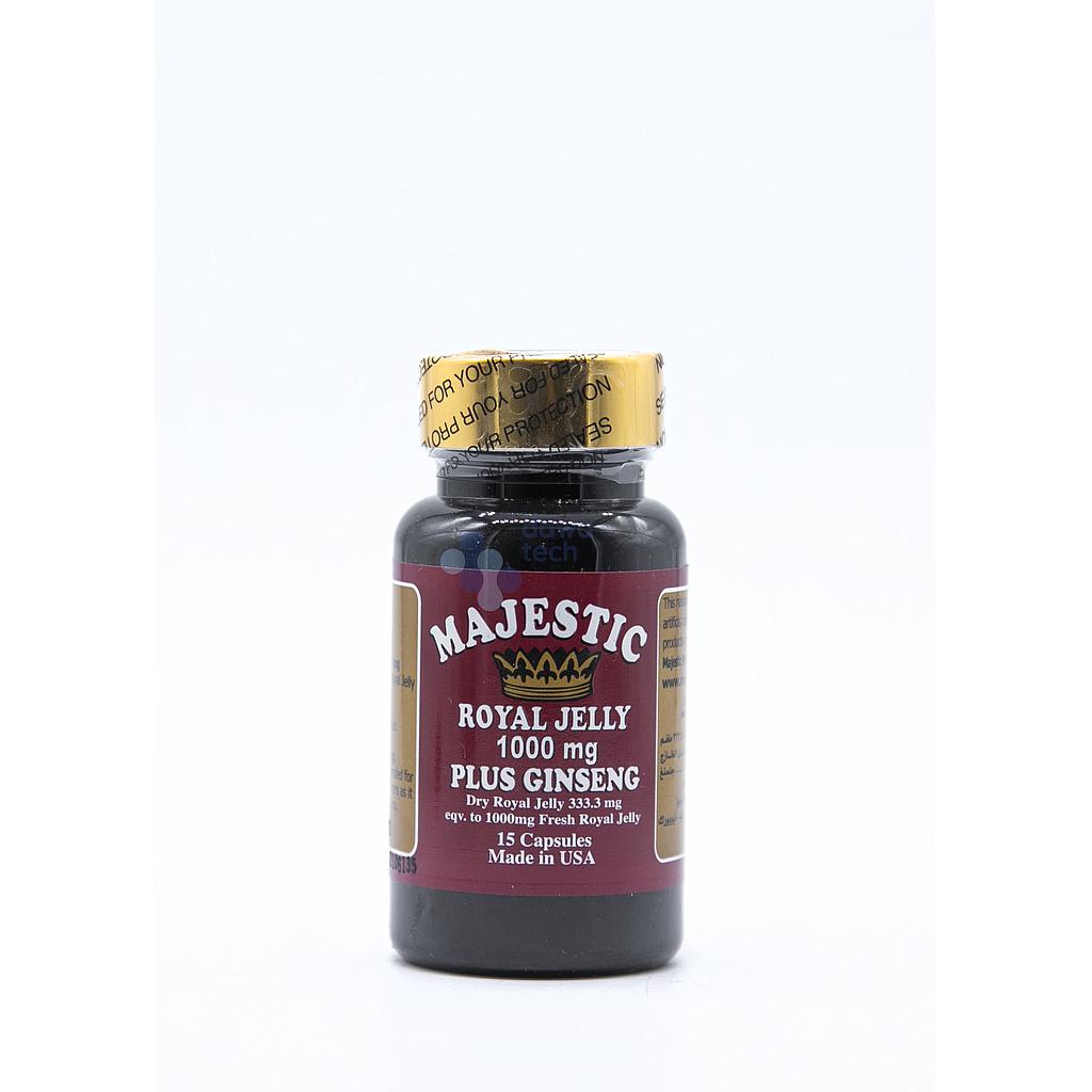 Majestic Royal Jelly 1000mg  Cap 15