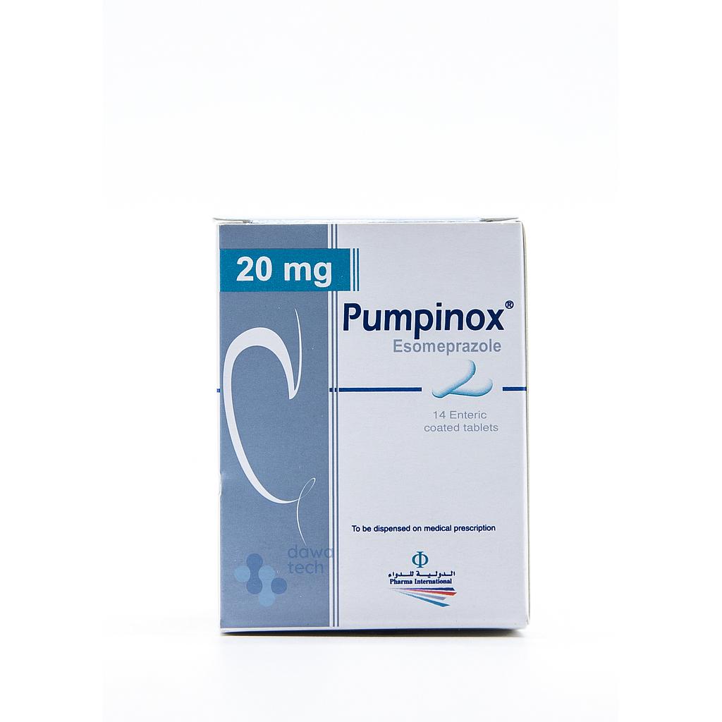 pumpinox 20 mg 14 tab