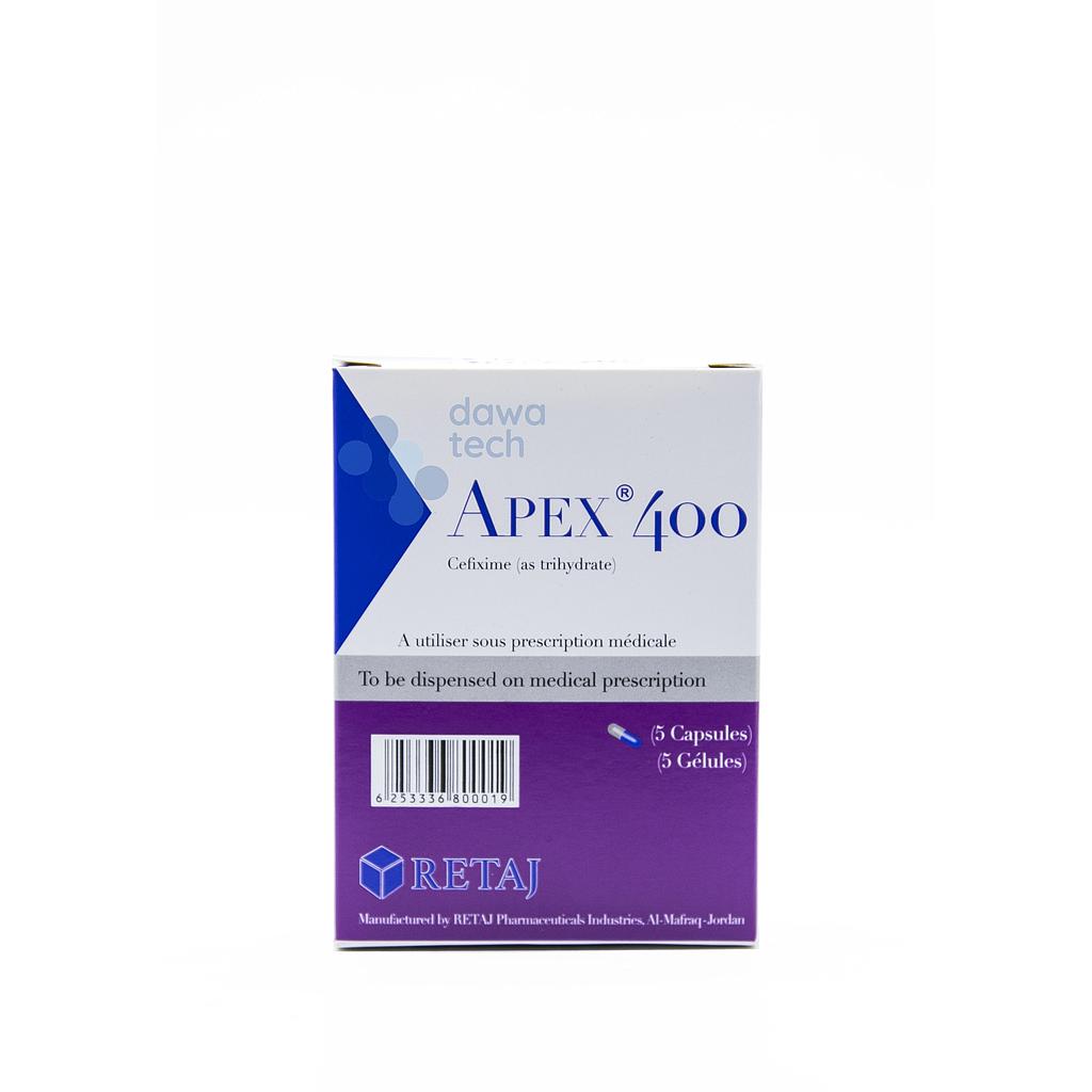Apex 400mg Caps 5'S