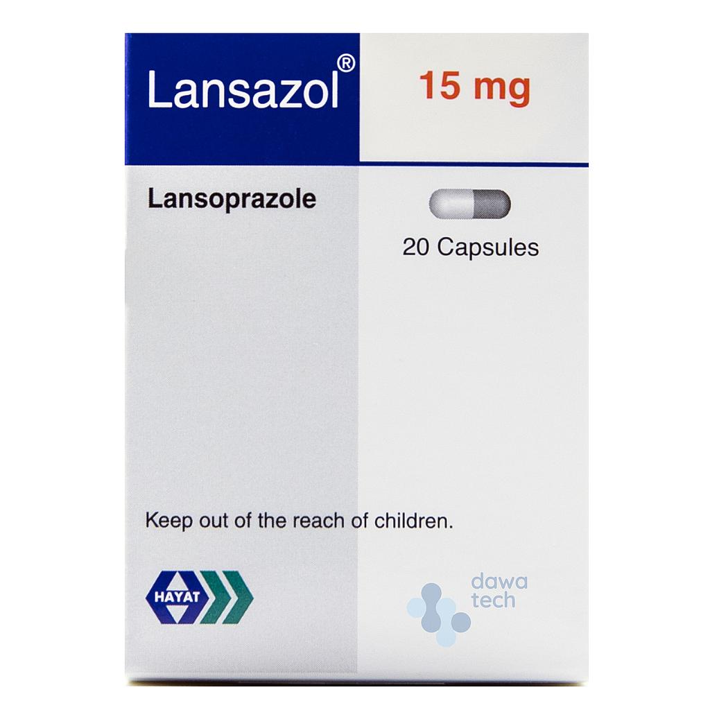 Lansazol 15mg Caps 20'S