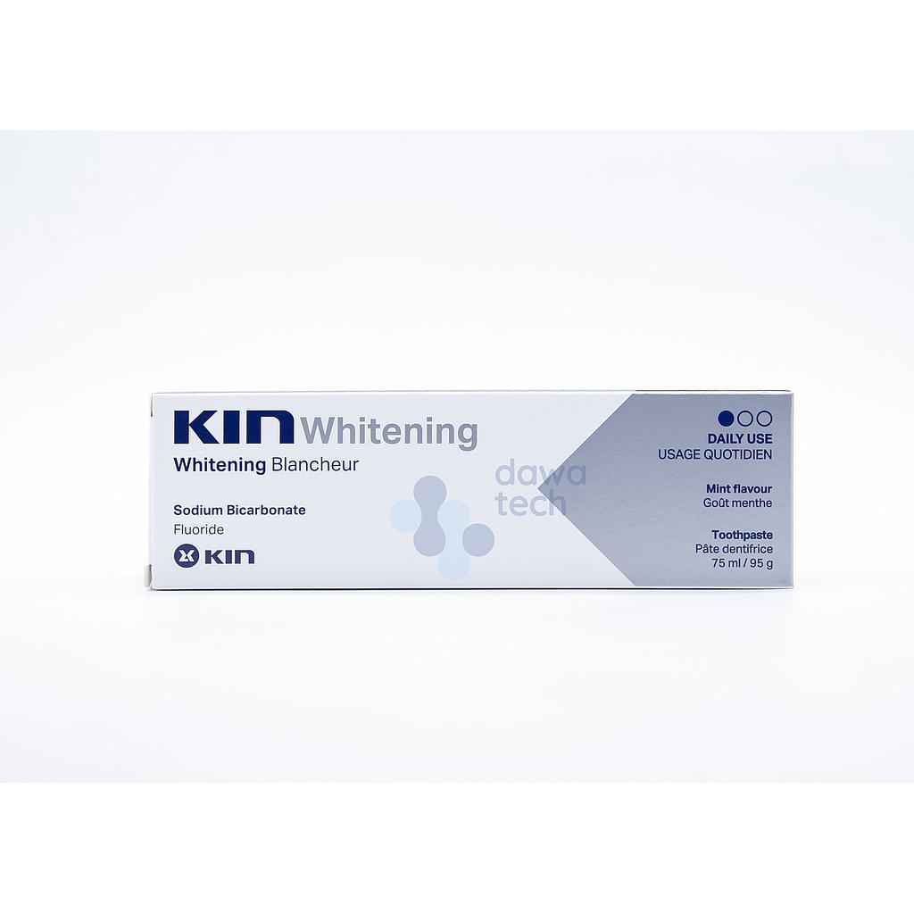Kin whitining tooth paste