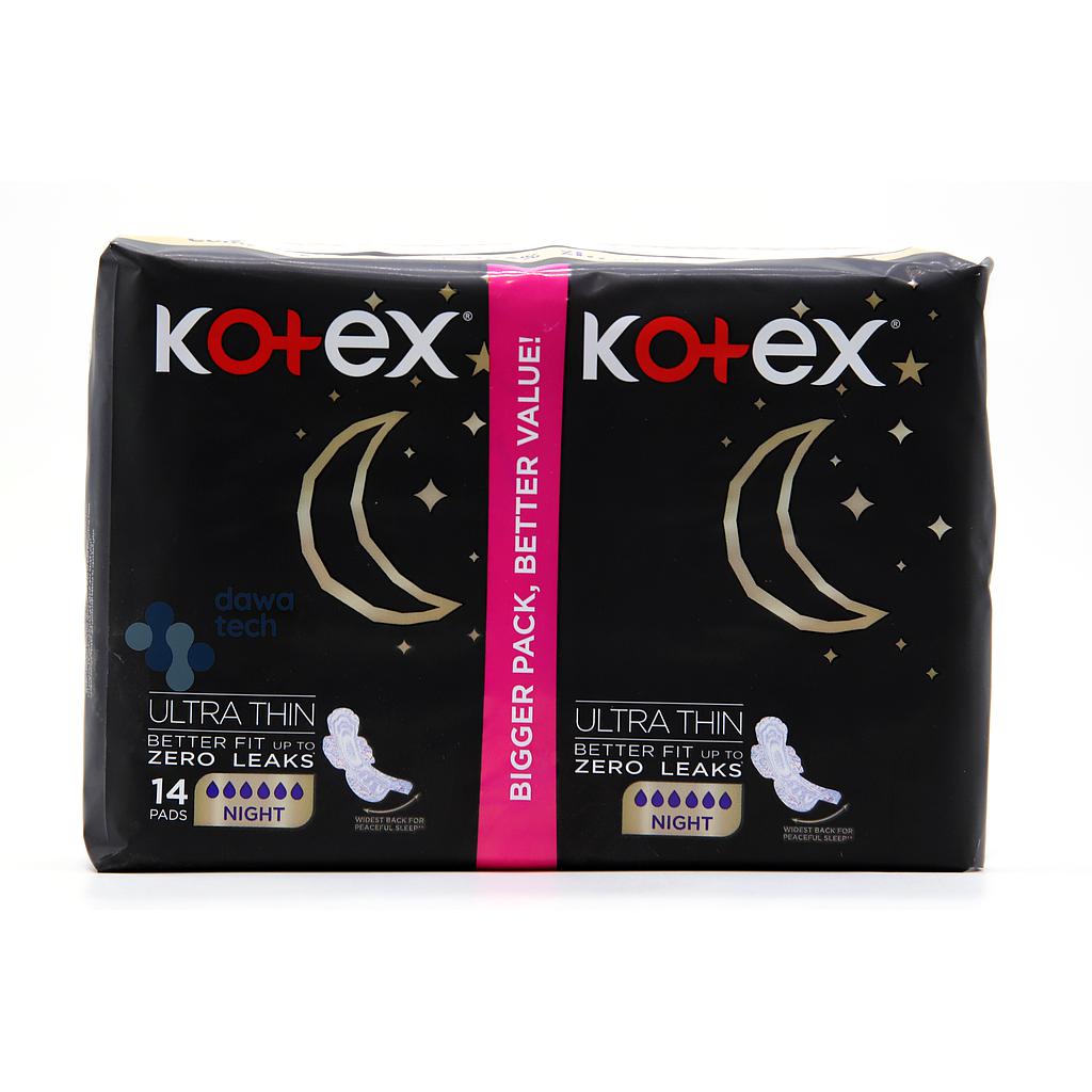 Kotex14 Ultra Night Double Pads