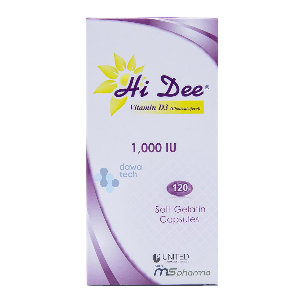 Hi Dee 1000mg Soft Gelatin Cap 120'S