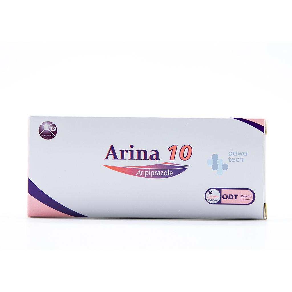 Arina 10mg Odt Tablets 30'S