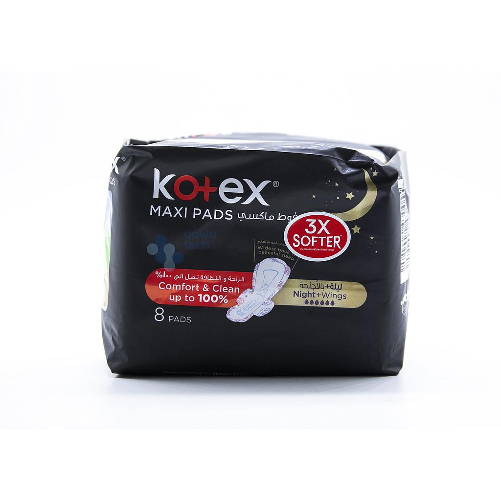 Kotex Maxi Black 8 Pads
