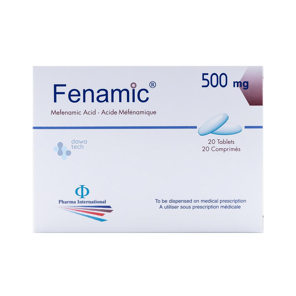 Fenamic 500mg Tab 20'S (Pack)