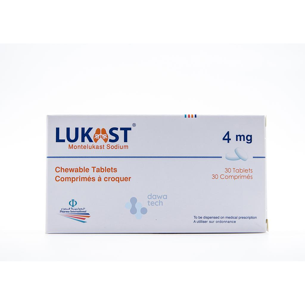 Lukast 4 Mg Chewable Tab (Pack)