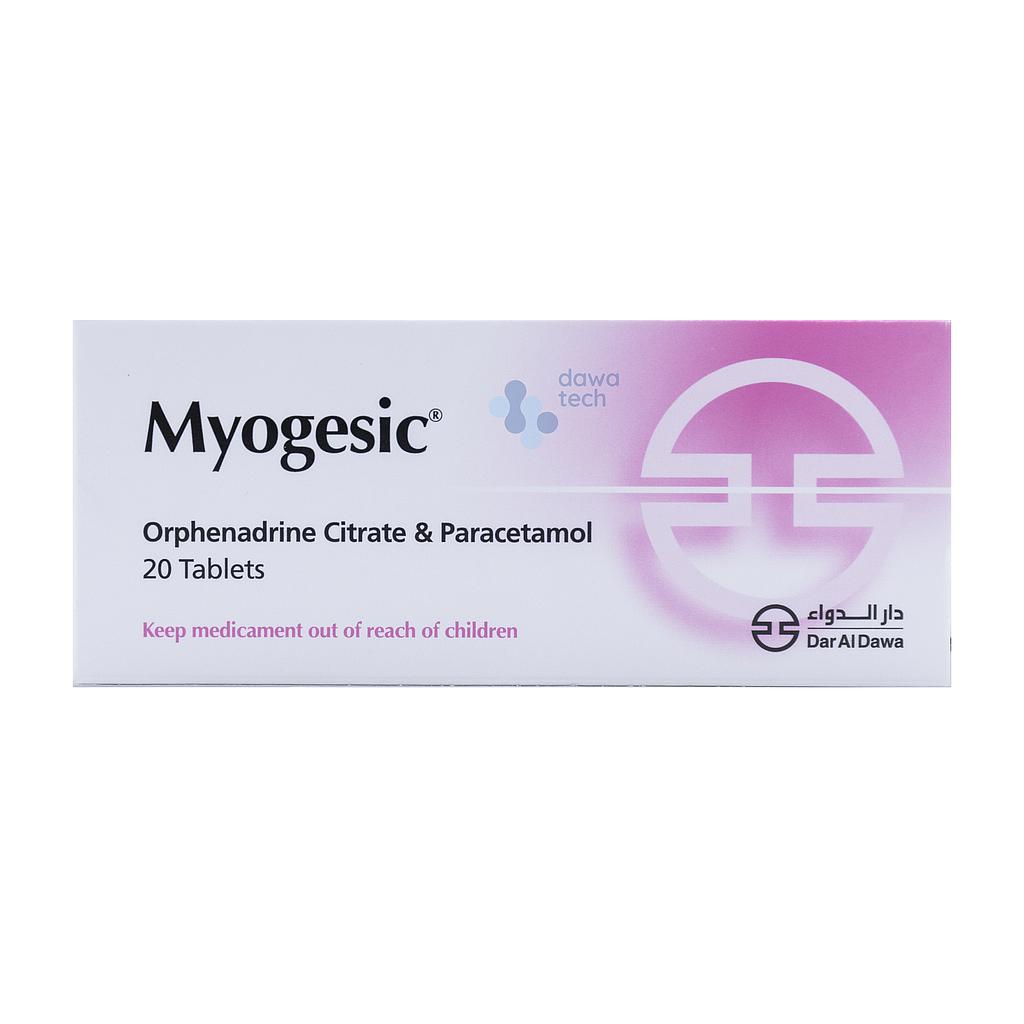 Myogesic 20 Tab (Pack)
