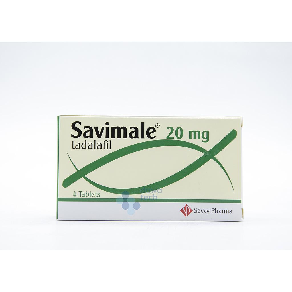 Savimale 20mg 4 Tab (Pack)