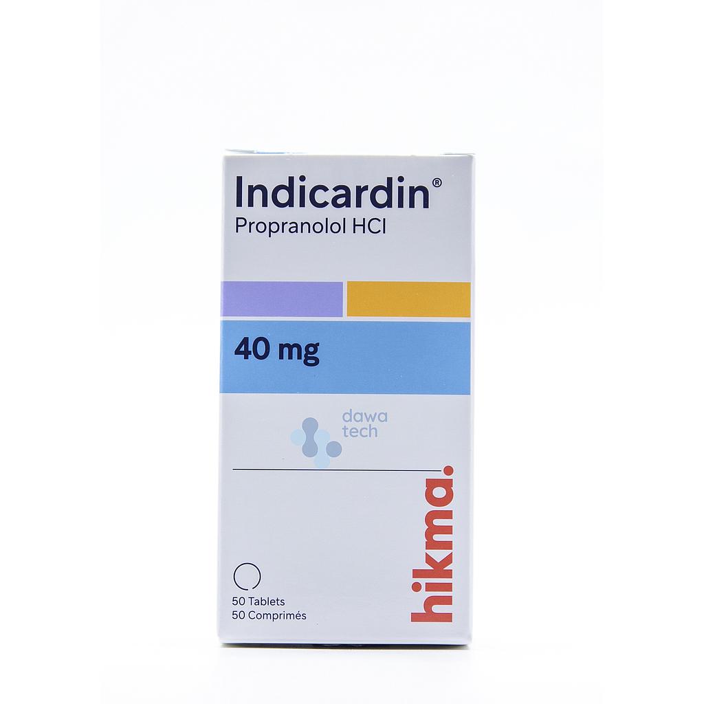 Indicardin 40mg Tab 50'S (Pack)